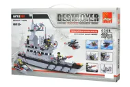 Stavebnice 0356, 480 dílků DESTROYER 1:400 - Bitevní loď