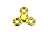 Fidget spinner metalický - Zlatý