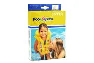 Nafukovací vesta plovací  58660 POOL SCHOOL DELUXE žlutá, 3-6 let