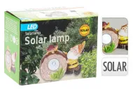 Trpaslík LED solární nabíjení, zahradní dekorace 13 cm