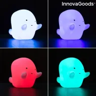 Barevná LED lampa ve tvaru ducha Glowy InnovaGoods