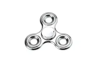 Fidget spinner metalický - Stříbrný