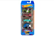 Hot Wheels Sada autíček 5-Pack HW City HFV89