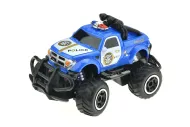 Auto policejní 14 cm, RC - Modré 111271