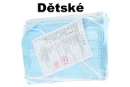 Dětská rouška modrá 10ks - Disposable Face Mask for Kids