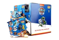 Paw Patrol - Autíčka gumová puzzle 3D