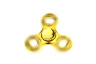 Fidget spinner metalický - Zlatý