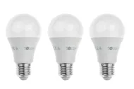 ECOLUX LED žárovka 3-pack, klasický tvar, 10W, E27, 3000K, 270°, 810lm, 3ks v balení