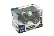 Auto policejní 14 cm, RC - Černé 111271