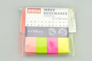 Zvýrazňující samolepící záložky EASY (12x50mm) - 400 lístků mix barev