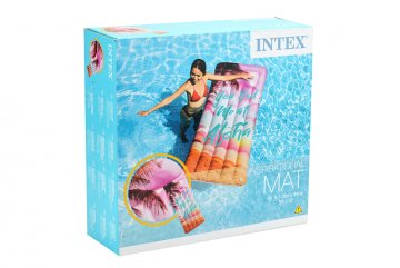 Nafukovací lehátko INTEX 58772 178x84cm - Růžové