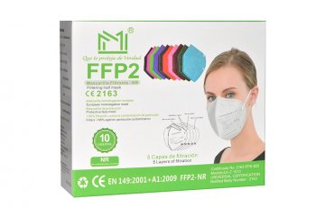 Respirátor FFP2 NR LK-Z1510 - 10ks, barevné