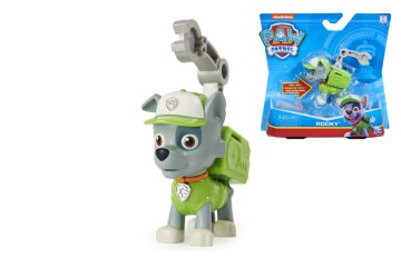 Paw Patrol figurka s akčním batohem - Rocky