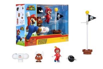 Akční figurka Super Mario World Of Nintendo - Cloud Diorama Set