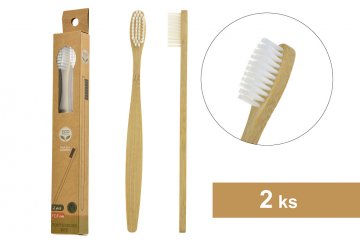 Bambusový zubní kartáček ECO friendly set 2ks