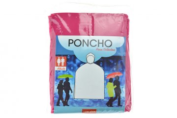 Poncho do deště - Růžové