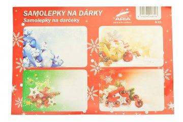 Samolepky na dárky - N03