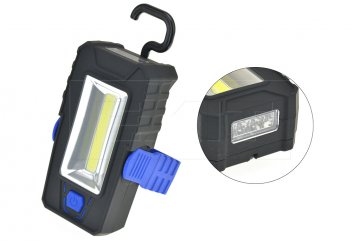 Pracovní svítilna FX COB+LED (12cm) - Modrá