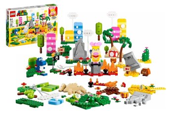 LEGO® Super Mario™ Tvořivý box 71418 – Sběratelská stavebnice s postavami a doplňky