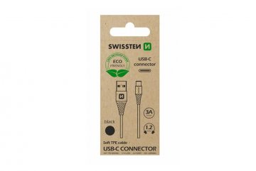 Datový kabel USB / USB-C 1,2 m, černý (ECO BALENÍ)