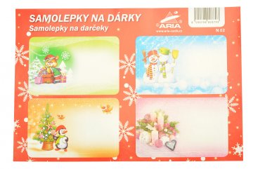 Samolepky na dárky - N02