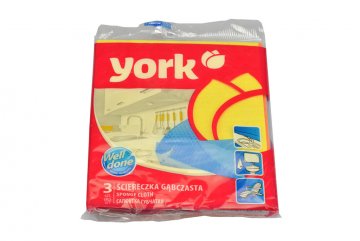 Houbová utěrka YORK (17,5x15,5cm) - Set 3ks mix barev