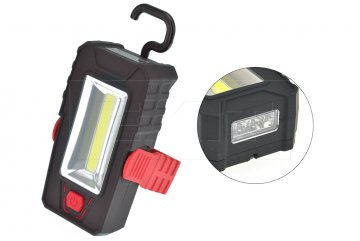 Pracovní svítilna FX COB+LED (12cm) - Červená