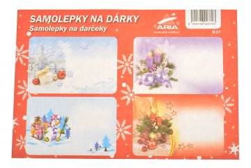 Samolepky na dárky - N01