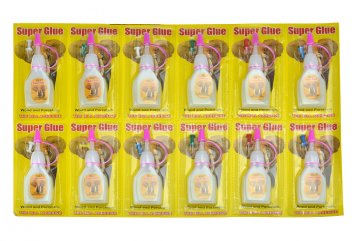 Vteřinové lepidlo Super Glue RILL 3ml - Set 12ks