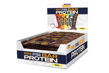 MaxProtein King Protein bar 60g - Hořká čokoláda a lískový ořech - 25ks karton