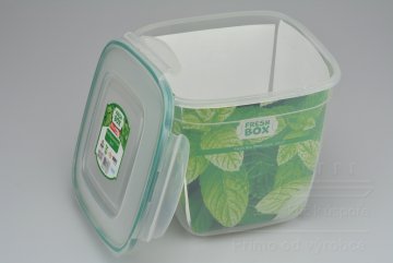 Plastový box se silikonovým těsněním PLAST ART 3,6l (17,5x19x19cm)