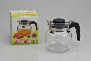 Konvice na čaj SIMAX 0,35l - Černá (10,5cm)