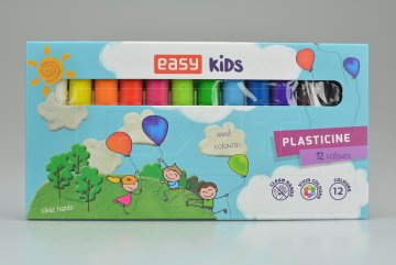 Plastelína, modelína EASY (8cm) - Set 12 barev