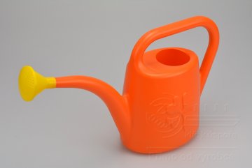 Plastová konev s kropičkou KONI 2l - Oranžová (22cm)