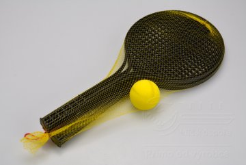 Set na plážový tenis - Černý (53cm)