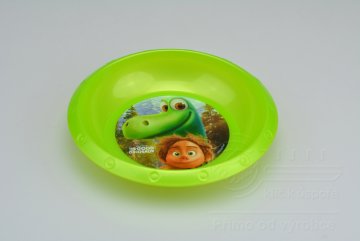 Dětská plastová miska BANQUET (17cm) - Hodný dinosaurus