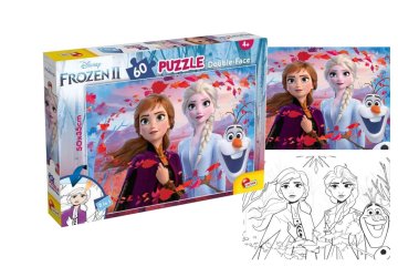 FROZEN II Puzzle 60 oboustranné 50x35 cm 2v1