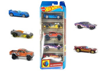 Hot Wheels Sada autíček 5-Pack HW Horsepower HFV94