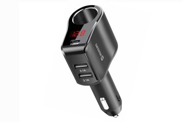 Autoadaptér s výstupem 1x CL, 1x USB-C PD a 2x USB-A