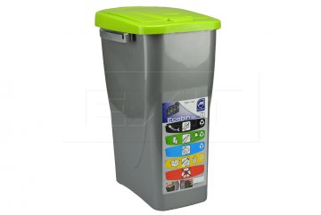 Odpadkový koš na tříděný odpad ECOBIN (15l) - Zelený