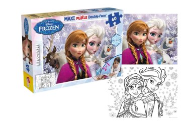 Frozen Puzzle Maxi 60 Elsa a Anna 70x50 cm 2v1