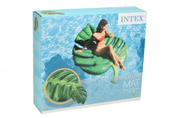 Nafukovací lehátko INTEX 58782 - Palmový list (213x142cm)