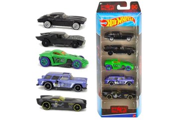 Hot Wheels Sada autíček 5-Pack Batman HFV88