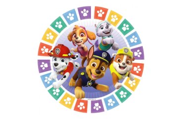 Papírový talíř na párty 8ks 23cm Paw Patrol - Amscan EKO